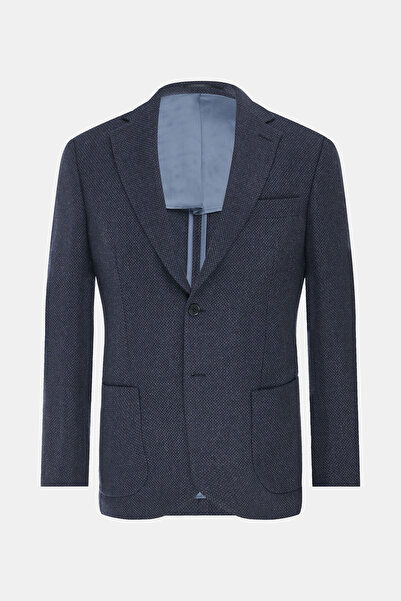 W Collection LACİVERT DÜĞMELİ CEKET