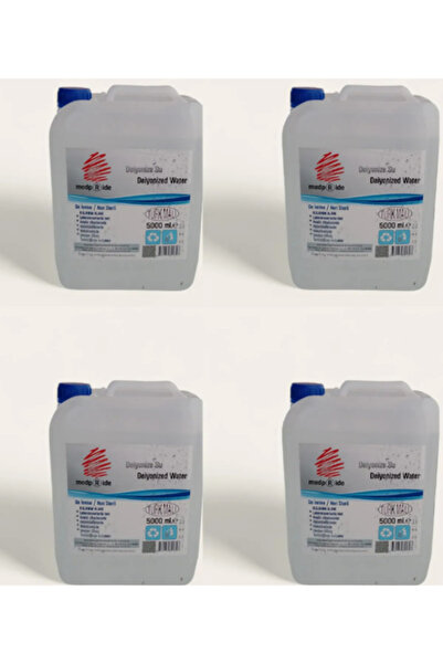 MedPride Car Care Saf Su Ütü Ve Akü Suyu Güneş Panel Temizleme Suyu 5 Lt 4 Adet