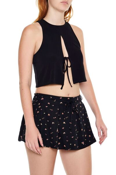 Forever 21 Önden Bağlamalı Crop Top