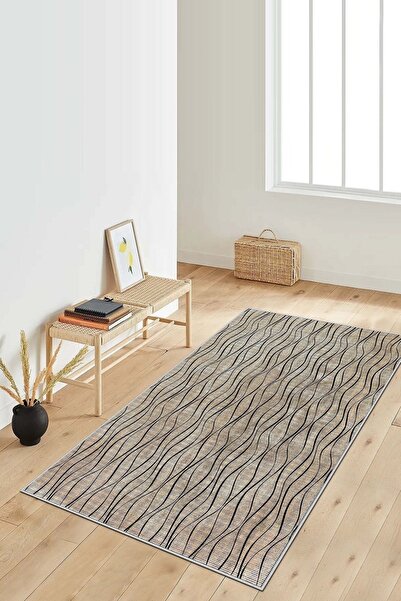 West Home Imprimare digitală, lavabilă, anti-alunecare, covor de sufragerie b...