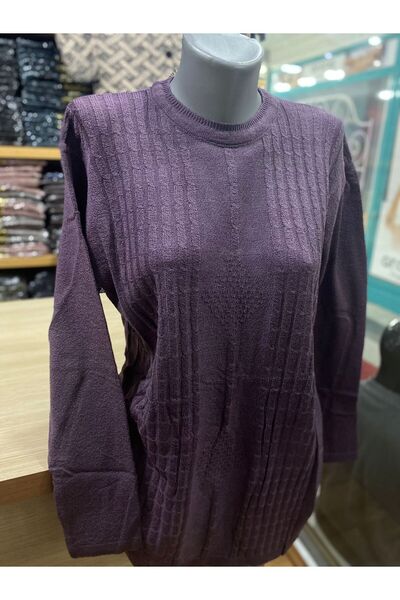 TCR Kadın Triko Yuvarlak Yaka Kardelen Kazak