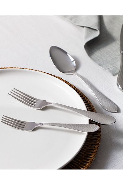 Madame Coco La Rose 42 Piece Cutlery Set - Silver