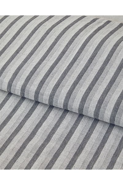 English Home Σετ Παπλωματοθήκη Elite Lines Διπλό Γκρι - 200x220 cm Βαμμένο με Νήματα