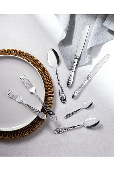 Madame Coco La Rose 42 Piece Cutlery Set - Silver