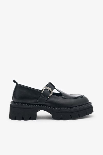 Louis Cardy Γυναικείο Loafer από γνήσιο δέρμα Viola Black