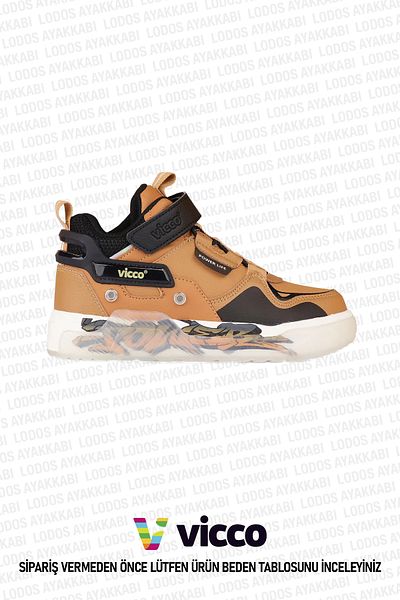 Vicco Martis Model Light Suede Boy's Orthopedic Camel Boots