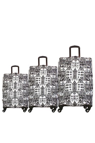 MY SARACİYE My Saracye Luggage Cover Set - Large, Medium and Cabin Size Luggage Cover, My 05 Amsterdam