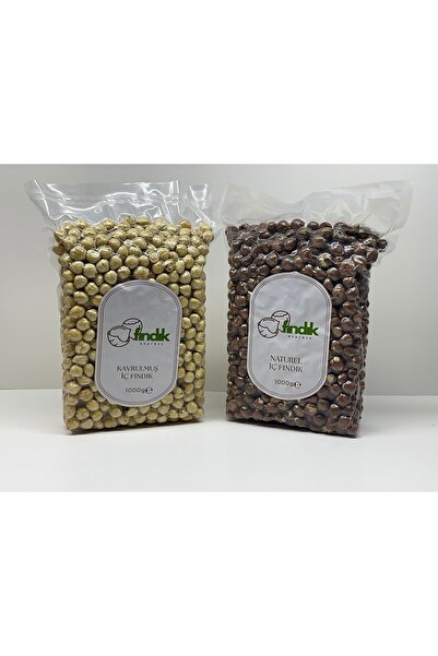 fındıkexpress 1 KG KAVRULMUŞ 1 KG NATUREL İÇ FINDIK