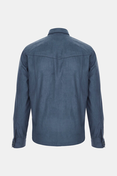 W Collection İNDİGO ÇITÇITLI SÜET CEKET