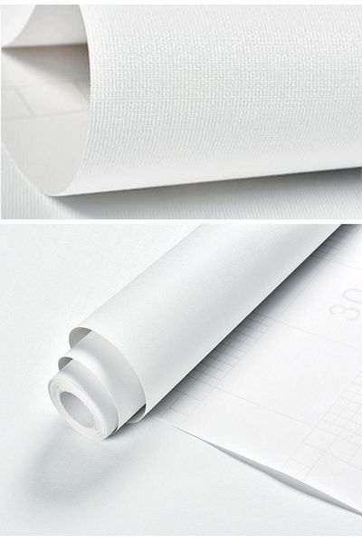 Trendpoint 60X100Cm Matte White Self Adhesive Mat Wall Kitchen Bathroom Wardrobe Covering Decoration