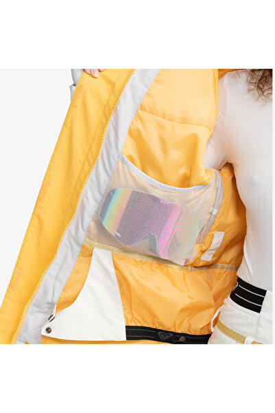 Roxy Ritual Women's Yellow Snowboard Jacket Women's Snowboard Jacket Erjtj03447