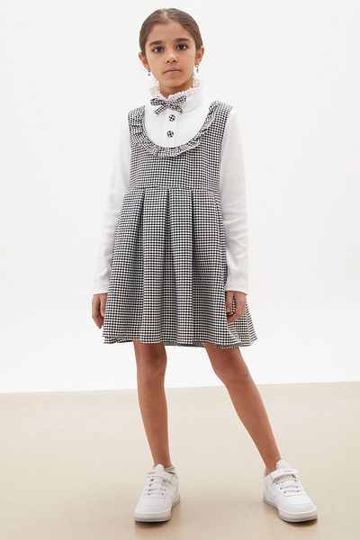 Cansın Mini Rochie Badi pentru fetiță, cu model din picioare de hână, 17933