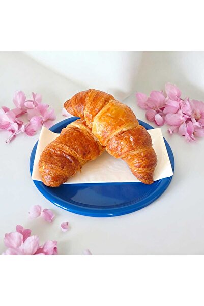 EceAksesuar Metal Tepsi Metal Tabak 6 Adet Yuvarlak Çay Ve Kahve Sunum Tepsis...