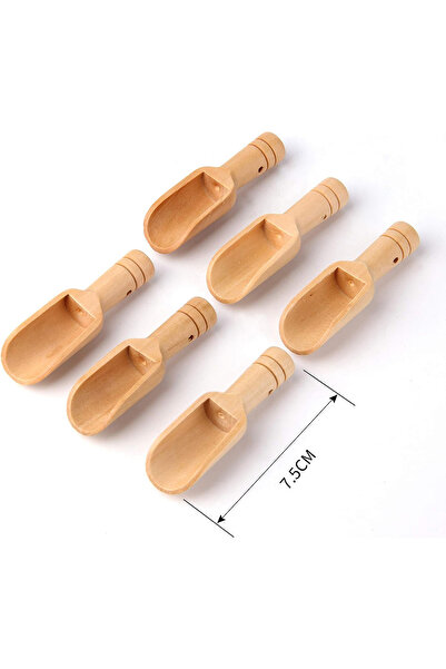 Choice1 10pcs Wooden Scoop 10/30/50/100pcs Coffee Mini Wooden Spoon Bath Salt...
