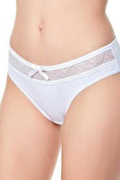 Tutku 2704 Elit White Lace Women's Bikini - Pack of 12