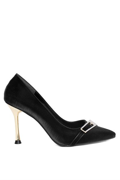 MİSS PARK MODA Miss Park Moda Pm450 K409-2 Black Women's Evening Dress Shoes
