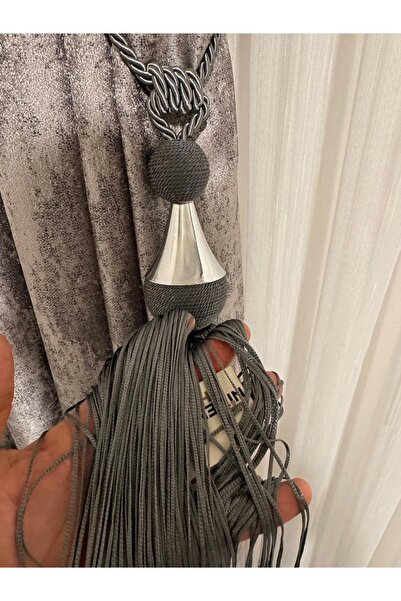 NİVEMESHOME Nivemeshome Antasit Saçaklı Gümüş Aparat Yeni Model Tavan Toplama Braçol