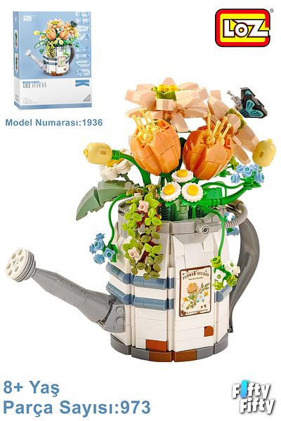Vagonlife Loz Micro Plants -Lz1936 (973 Pieces) Toy Building Set