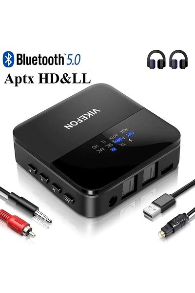 Choice Bluetooth V5.0 Black Bluetooth 5.0 Audio Transmitter Receiver Aptx Hd Ll Low Latency Csr8675 Wireles