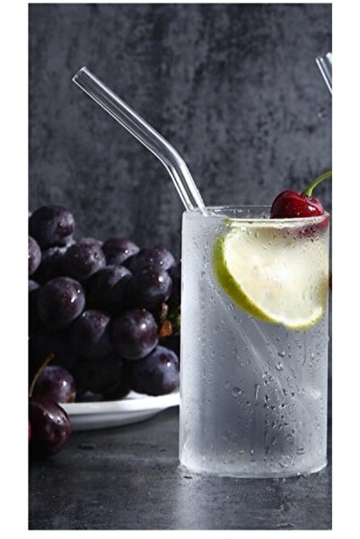 Lilya Home 6'lı Şeffaf Eğimli Cam Pipet