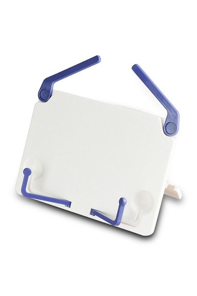 Choice White Portable Reading Stand Books Stand Recipe Shelf Folding Holder Cookbook Holder Organizer Booke