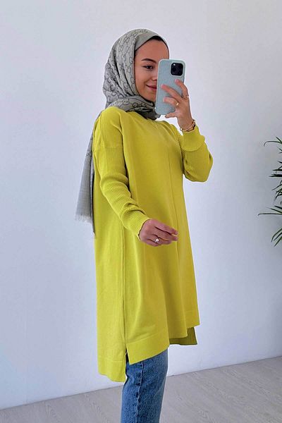 Ka Hijab Tunica Hijab Mira Mercerizata - Verde Ulei