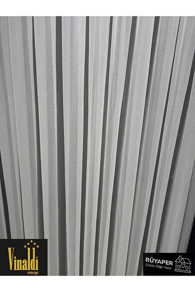 Vinaldi Rüyaper Latest Fashion Italian Series Tight Pleat Velassa Tulle Curtain Suitable for All Rooms