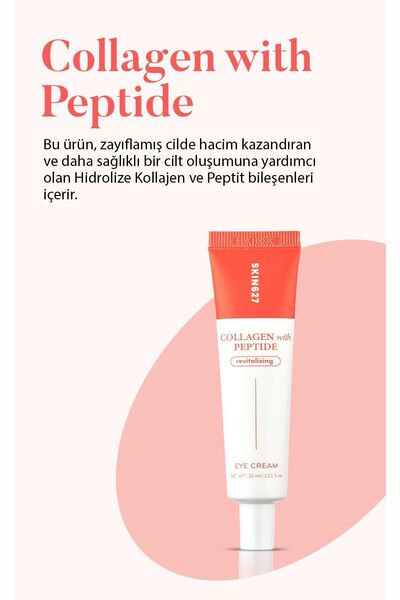 SKIN627 Saf Kolajen Içeren   Intense Göz Kremi
