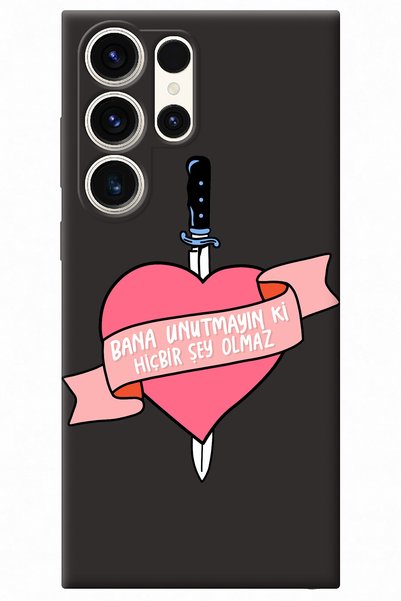 WANNA PROTECT Samsung Galaxy S24 Ultra Black Velvet Inside Don'T Forget Girl ...