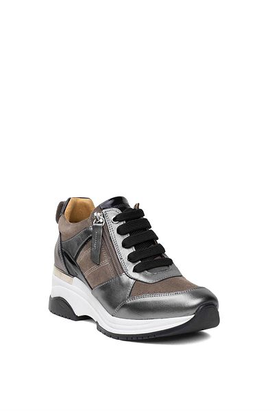 Mammamia D24KA-345 Pantofi de zi cu zi pentru femei Mink din piele naturală