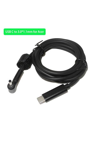Choice كابل شحن USB C PD مقاس 3.0-1.1 مم، محول طاقة عالمي من النوع C إلى DC لجهاز Lenovo Asu