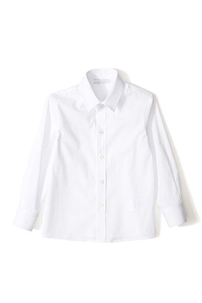 Cansın Mini Cămașă albă clasică cu nasturi pentru băiat 18557