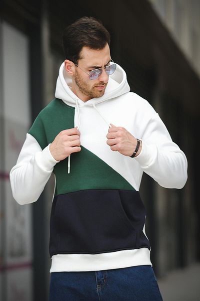 Oksit Ανδρικό φούτερ Placide Three Thread Cotton Piece Hooded