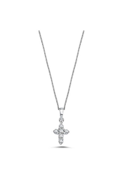 Ariş Pırlanta Haç Kolye