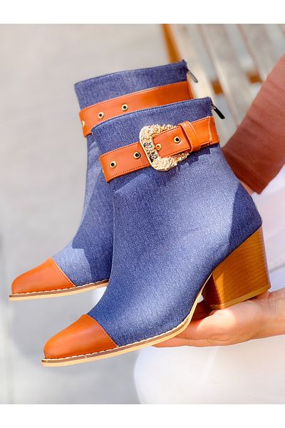 irmona ΜΠΟΤΑΚΙΑ WERSA JEAN TABA ΜΕ ΛΕΠΤΟΜΕΡΗΣ ΠΟΡΠΗ DALLAS WESTERN