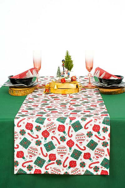 Lucien Home New Year's Printed Dartless Single Runner (40*140)