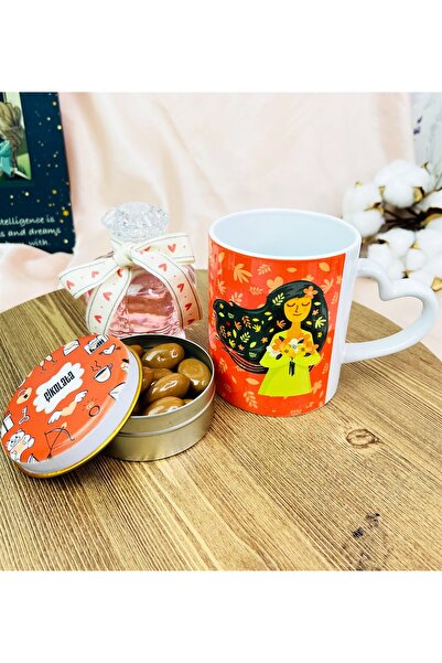 Gift Moda İlkbahar Kızı Tasarımlı Kadınlara Özel Hediye Seti