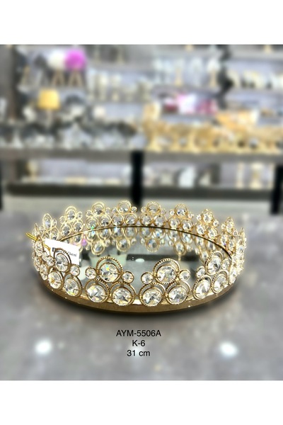 EVRA Gold Kristalli Tepsi 5506A