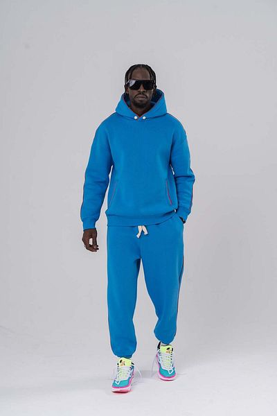 go gang own Line Hoodie and Tracksuit Bottom Set