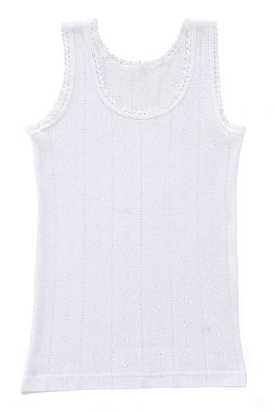 ÖZKAN underwear Özkan 42774 - Girl's 3 Pack 100% Cotton Transfered Flexible and Comfortable Thick Strap Tank Top
