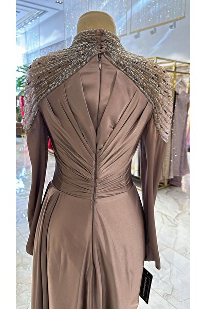 Kenzel Evening Dress-9006-Brown