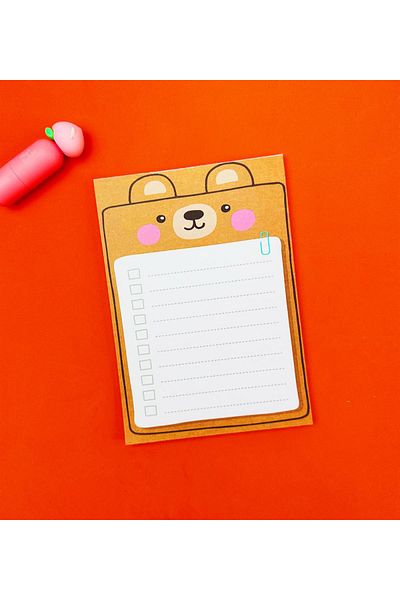 Gift Moda Bear Design To Do List To Do List