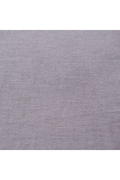 Evidea Soft Double Flat Edge Bed Sheet - Gray - 260X270 cm