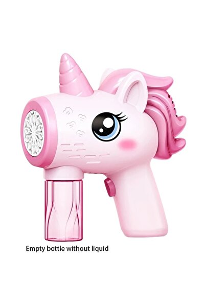 Choice 1 آلة فقاعات كهربائية على شكل وحيد القرن، آلة فقاعات ألعاب، منفاخ صابون أوتوماتيكي مزود بأضواء، مناسب للاستخدام الخارجي في فصل الصيف...