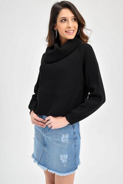 CHUBA Women's Degaje Turtleneck Short Thessaloniki Knitwear Sweater 20W106