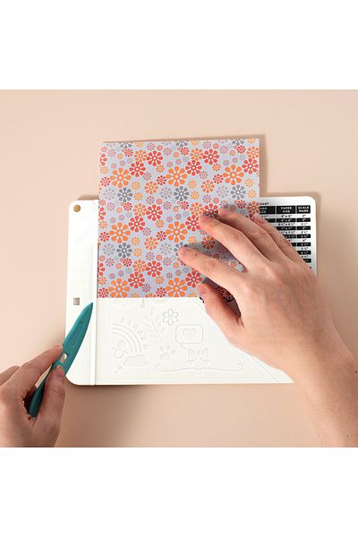 Choice Multi-Purpose Scoring Board with Measuring Grid Paper Card Cuting Board Embossed Lines Scrapbooki...