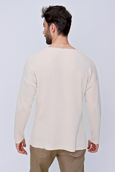 CHUBA Ανδρικό πουλόβερ Crew-Neck Cotton Shabby Μπεζ 22sm213