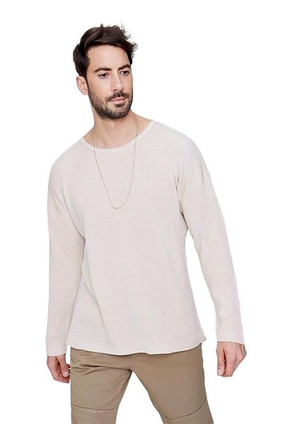 CHUBA Ανδρικό πουλόβερ Crew-Neck Cotton Shabby Μπεζ 22sm213