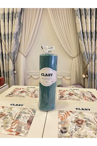 Clasy Green Single Minel Sheet - Elastic, 100X200