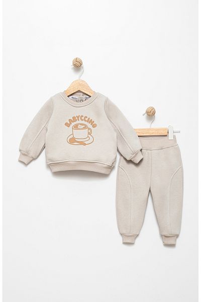 Favo Kids Boy's Set - Printed, Cotton Hooded, 3 Thread Fv-15848